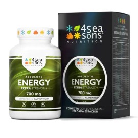 ABSOLUTE ENERGY | Creatina, L-carnitina & Complejo B | 700 mg | Suplemento Alimenticio, Fórmula Avanzada Premium | Alta Pureza, Sin Conservadores | Vegano, Sin Gluten, Sin Azúcar, Sin Soya | 240 Cáps