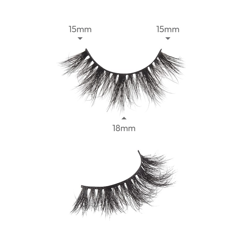 i-ENVY False Lashes Luxury Mink Collection Eyelashes 100% Real Mink
