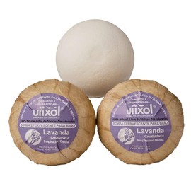 Uiixol Bombas de Baño con Aromaterapia | Pack de 3 Bath Bombs Relajantes con Aceite Esencial de Lavanda, Coco y Manteca de Cacao | Bombas Efervescentes Naturales para Tina