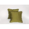 Pagnanno. Set of 2 Soft Velvet Cushion Covers 45x45cm(18x18 Inches)