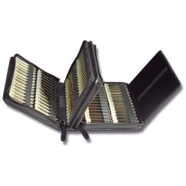 OMEO For 120 Globules Glasses Fine Nappa Leather Black