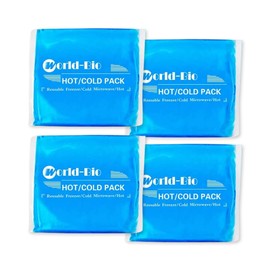 Cooling Pads for Injuries, Pack of 4 Small Cool Pack for Children, Reusable Cold Warm Compress Cool Packs Gel for Knees, Ankles, Head, Arms