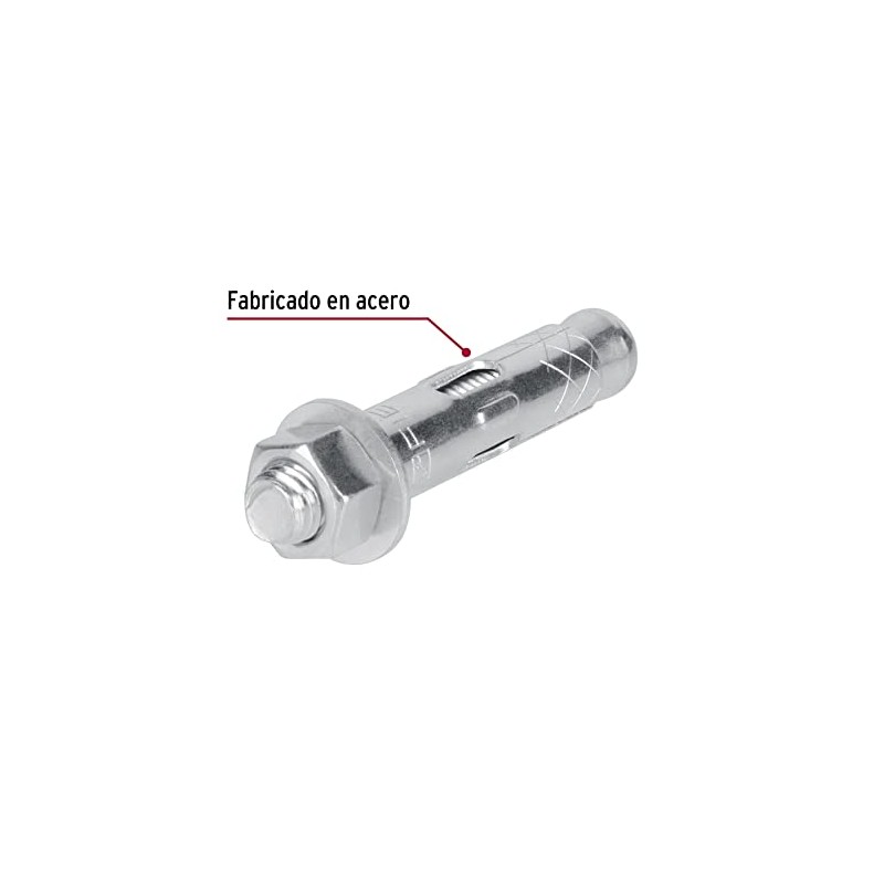 Fiero TAE-1/2T, Taquete de expansión, 1/2' con tornillo, bolsa 2