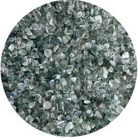 Wholesale Natural Semi Tumbled Green Fluorite Gemstone Chips, Crushed Mini Green Fluorite Crystals, Undrilled Crystal Chips (Green Fluorite, 0.25 Pound)