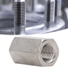 5Pcs Hex Coupling Nut Set Connector 304 Stainless Steel Industrial
