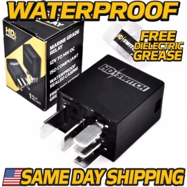 HD Switch Hella Black RELAY Fits Tyco VFM-15F41-S01 931 524-02, 4RD, 4RD931524-02, HL87416