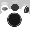 Heyumybit Bling Car Coasters,2 Pieces Car Cup Holder Auto Insert