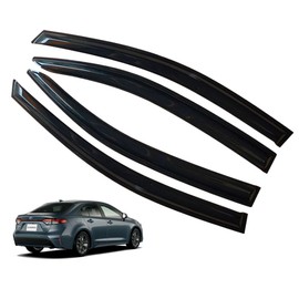 LETINGFAR Window Visors Rain Guards for Toyota Corolla 2020 2021 2022 2023 2024 2025 Accessories, Wind Deflectors Vent Shades for Toyota Corolla