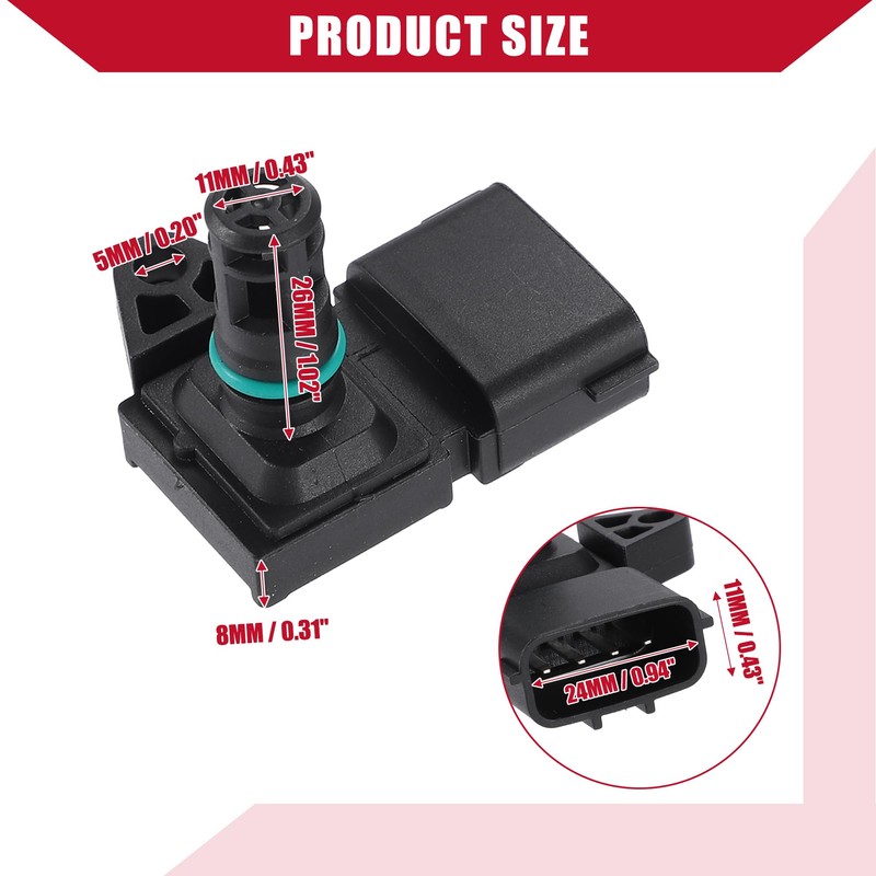 Hihaha No.4921322 / Manifold Absolute Pressure Sensor for Dodge for
