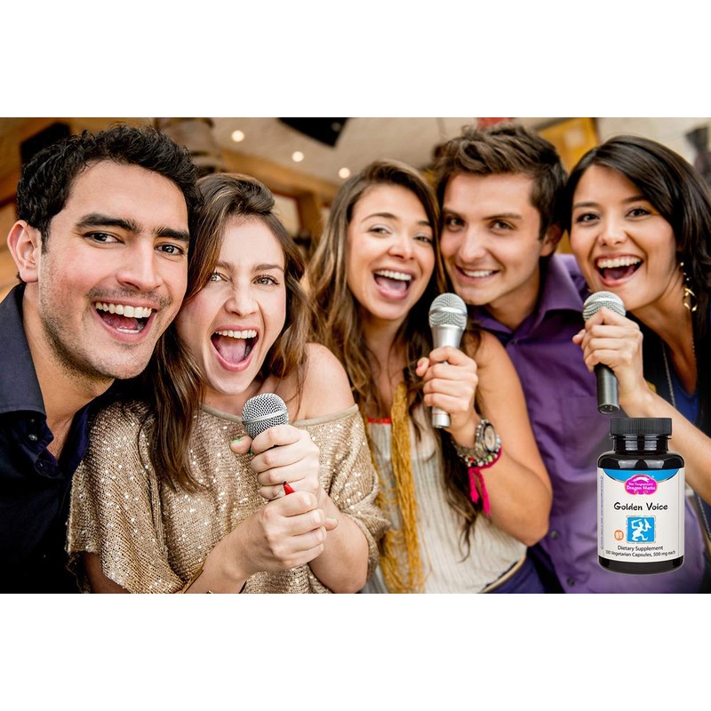 Dragon Herbs - Golden Voice Capsules - 100 Capsules, 500