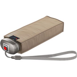 Knirps Travel Pocket Umbrella, hazelnut