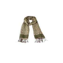 Briomhar Celtic Scarf for Women - Celtic Trinity Knot Scottish Gifts for Ladies (Dark Green)