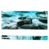 PVC Adhesive Seabed Rock Pattern Aquarium Background Poster Sticker Fish