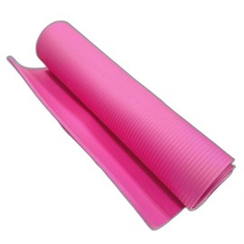 Home Training Mat Pilates Yoga Sports Health Exercise Mat Pink (Strap Included)