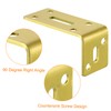 sourcing map L Corner Braces, 2Pcs 80x35x40mm - Stainless Steel