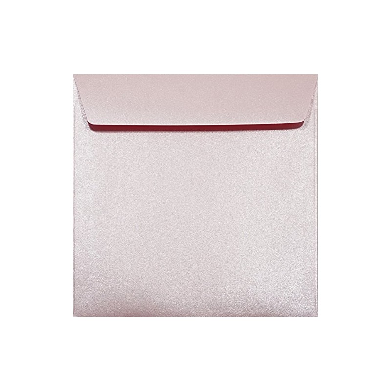 Netuno 25 Envelopes Pearlescent Pink Square 156 x 156 mm