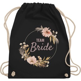 Shirtracer - Gym Bag Backpack - JGA Stag Night Women - Team Bride Boho Team Bride, 01 black