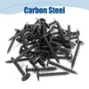 ANCHOREASE #8×1-1/4″ Wood Screw 200Pcs, Black Carbon Steel Standard Thread
