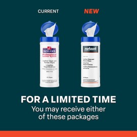 Mohawk Leather Clean and Renew Wipes, Leather Cleaner, M850-1019, 40 Sheets