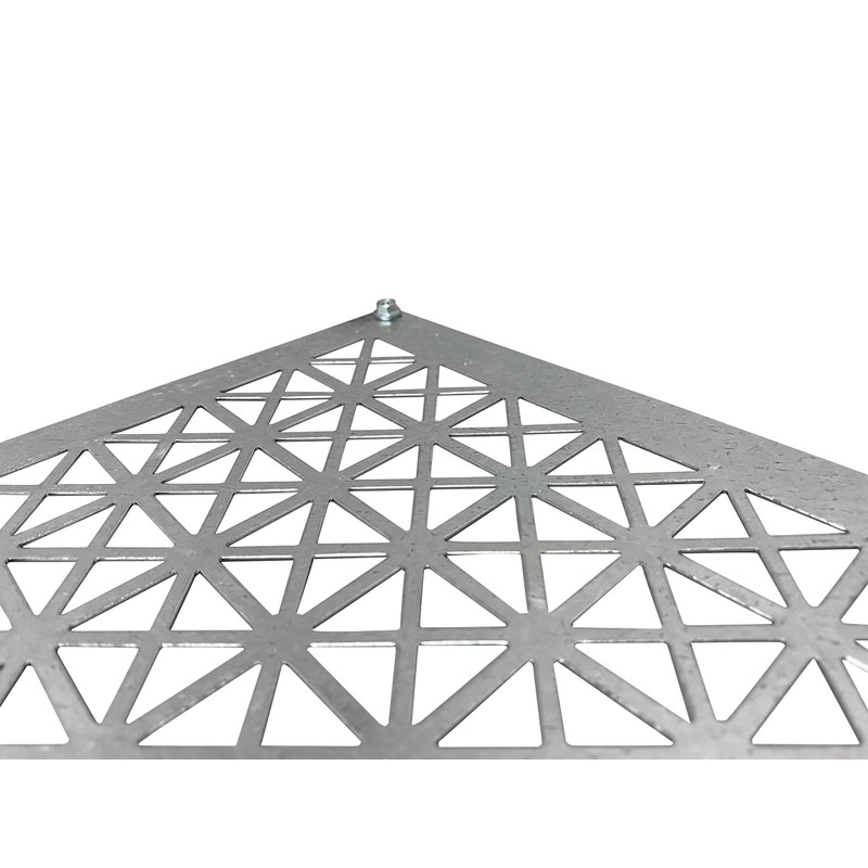 Tjernlund 950-8304 Underaire Steel Crawl Space Vent, Steel Diamond Pattern,