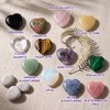12 Heart Shaped Crystals + 12 Information Cards