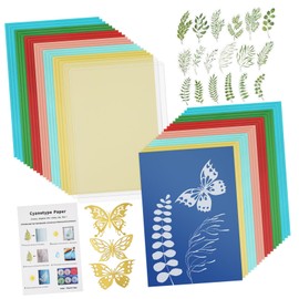 VILLFUL Solar Activated Printing Papers Cyanotype Paper Kit for DIY Printing Projects Crafts