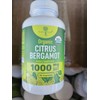 2 Bottles 60ct Organic Citrus Bergamot Supplement - 1000mg 120
