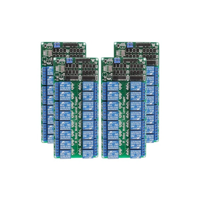 ACEIRMC 5V 16-Channel Relay Interface Board Module Optocoupler LED LM2576