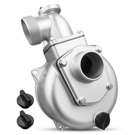 2 Inch Aluminum Water Pump Body Housing, Gasoline Engine Water Pump Housing Compatible with Predator Pacific Hydrostar with 4 Bolt Water Inlet Design