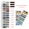 12 Pack Shoe Storage Bins, Clear Plastic Stackable Shoe Organizer