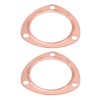 Headerbs Exhaust Collector Gaskets, 2 Pieces 3 Inch Copper Header