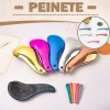 10pcs Cepillo Para Extensiones Cabello Peine Para Cabello