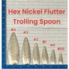 Premium Nickel Hex Trolling Spoon for DIY Lure Making Hex