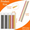 24PCS Tracer Pencil Refills, 2.8mm Carpenters Pencil Refills Replacement, Solid