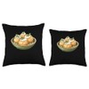 Pani Puri Retro Vintage Throw Pillow