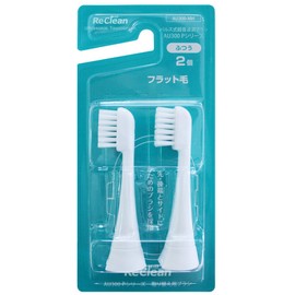 ReClean AU300-MH-N Pulse Ultrasonic Brush, Replacement Brush, Flat Bristle, 2 Pcs