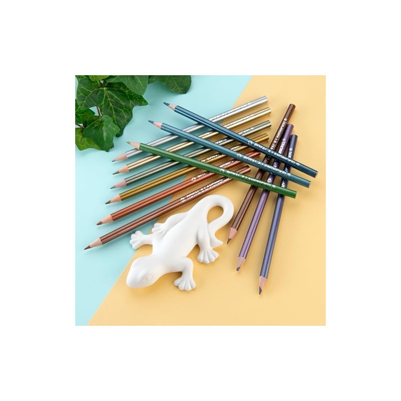 ROYAL BRUSH RTN-157 Metallic Colored Pencils-12/Pkg