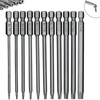 11-Piece 100 mm Torx Screwdriver Bit Set – Magnetic Star