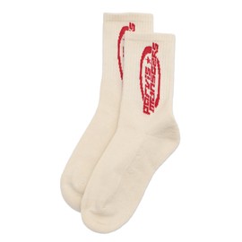 [ウィゴー] オーバル ロゴ デザイン ソックス 靴下 スクール ギフト レディース 23-25cm ホワイトアイボリー