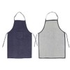 SEIWEI Denim Work Apron, Unisex Denim Apron Workwear, Multifunctional Kitchen