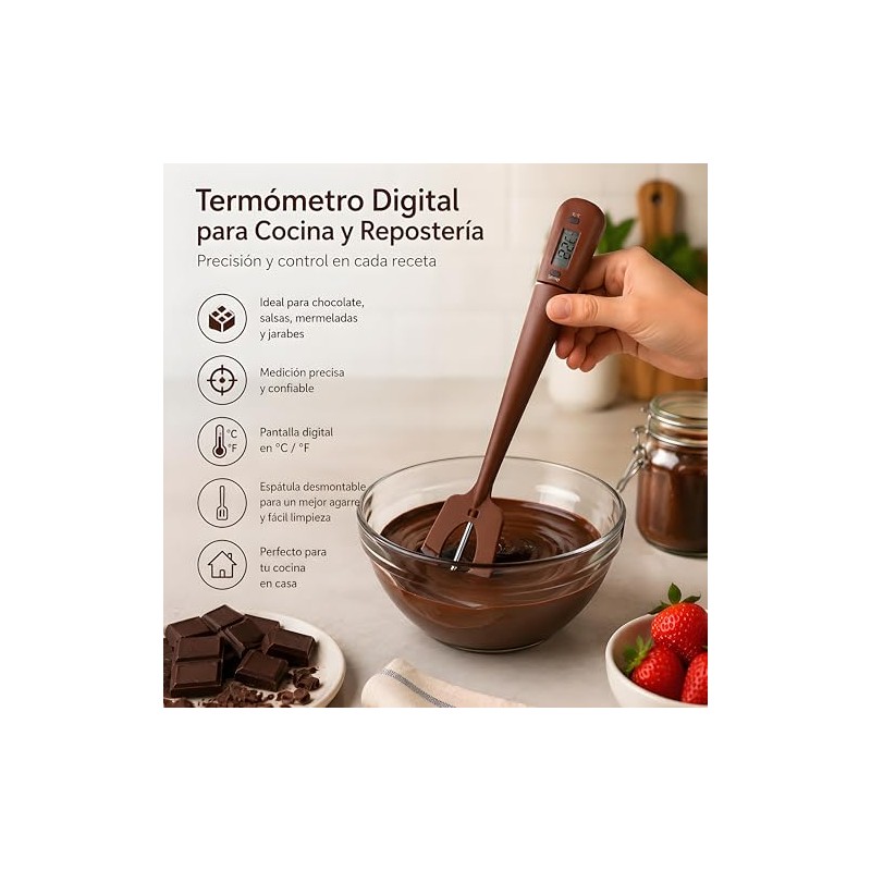 Maxmartt Termómetro de Cocina Digital