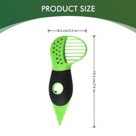 TDGBIH 2 PCS Avocado Slicer Professional Avocado Peeler Avocado Cutter Multifunctional 3 In 1 Avocado Slicer Tool Avocado Cutter and Scooper for Guacamole Fruit and Vegetable
