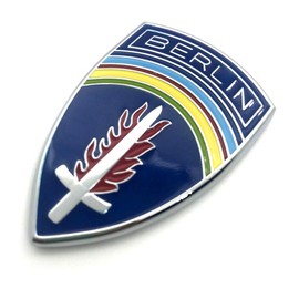 Auto Medals Berlin Brigade Sticker Decal Emblem Chrome Metal for Car Truck Auto US Army