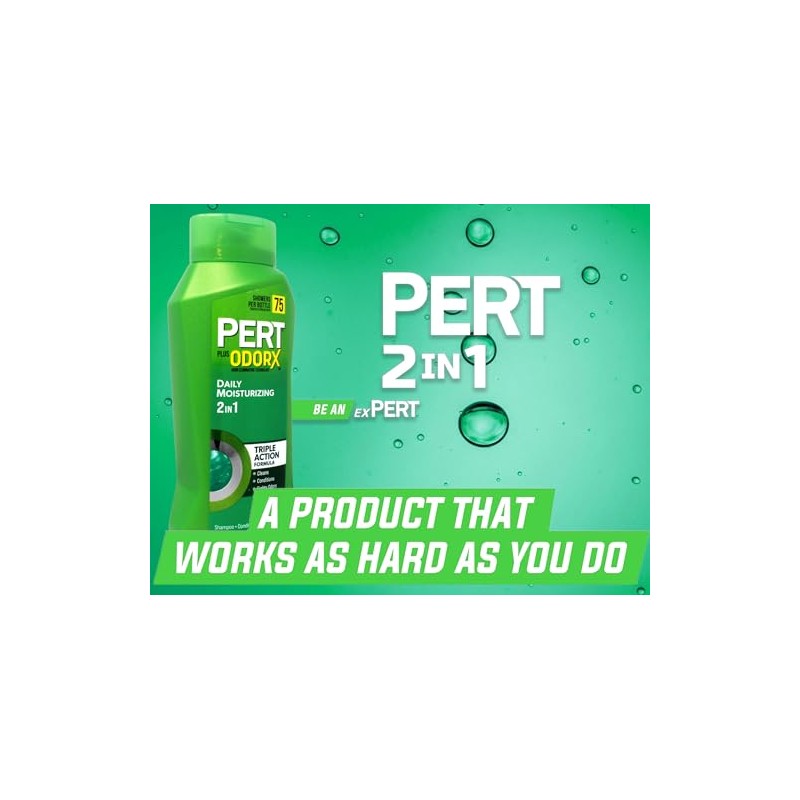 Pert Plus 2in1 Shampoo + Conditioner, medium, for normal hair