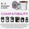 Mumusuki Filtros de café Reutilizables K Cup, Cápsulas de café