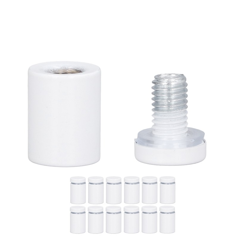 12Pcs Standoff Screws Stainless Steel Advertising Nail Wall Mount Sign