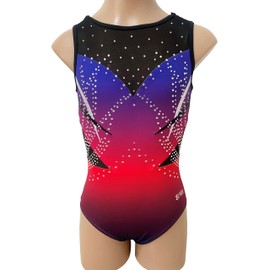 LIL'FOX Gymnastics Leotards for Girls - SPACE AGE - Kids Dance, Tumbling, Acrobatics, Gymnastics Equipment