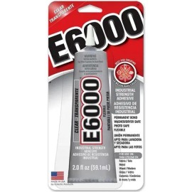 Pegamento Líquido E6000 Transparente 2.0 fl oz Industrial Multiusos