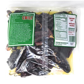 Barker's Medium Spicy Dried Red Chili Pods From Hatch, New Mexico (8 oz.)