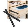 VIVIIHOO 2 Pairs of Underfloor Drawer Runners - Ball Extension
